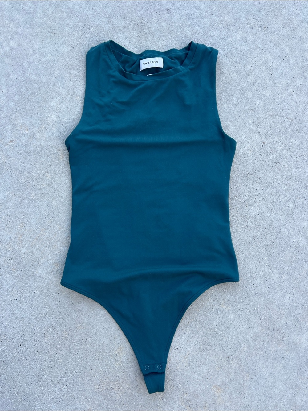 Babaton Teal Green Kids Sleeveless One-Piece Bodysuit